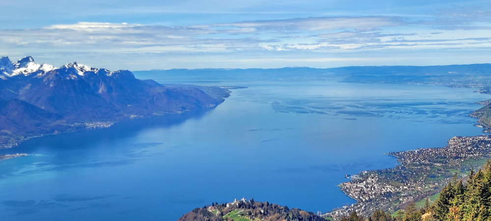 Léman vu de haut