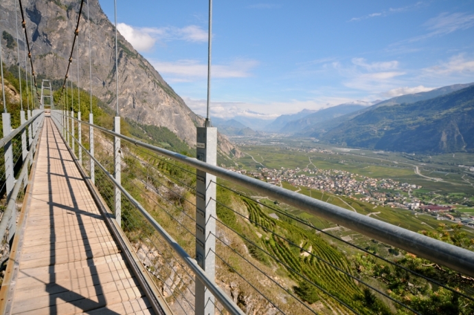 Ciel dégagé au-dessus la vallée du Rhône  