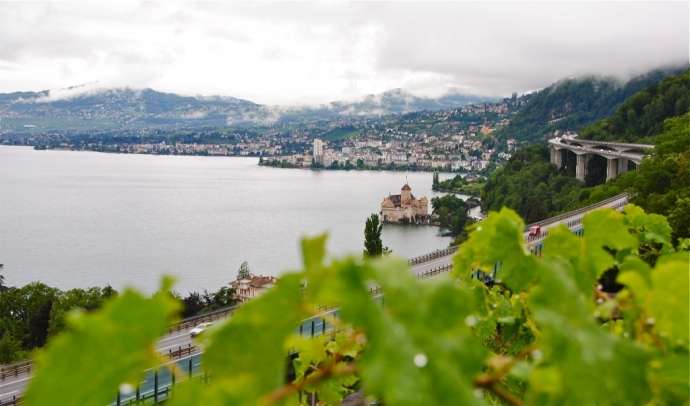 Vue sur le Chateau de Chillon