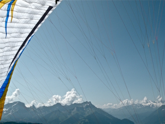 Petits cumulus sur les Préalpes